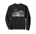 Soccer Mom Mother Soccer Player Sweatshirt - Aesthetic Graphic Unisex - T-Shirt, Sweatshirt, Hoodie