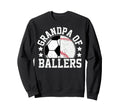 Grandpa Ballers Soccer Baseball Sweatshirt - Graphic Print for Adults - T-Shirt, Sweatshirt, Hoodie