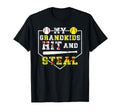 My Grandkids Hit And Steal Softball T-Shirt - Novelty Apparel Men Women - T-Shirt, Sweatshirt, Hoodie
