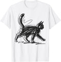 Minimalist cat Art t -shir - Adult & Kids T-Shirts, Sweatshirts & Hoodies apparel design preview 1