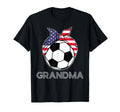 Patriotic Soccer Grandma 4Th July T-Shirt - Minimalist Print Men Women - T-Shirt, Sweatshirt, Hoodie