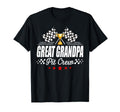Great Grandpa Pit Crew Race Car Racing T-Shirt - Aesthetic Graphic Unisex - T-Shirt, Sweatshirt, Hoodie