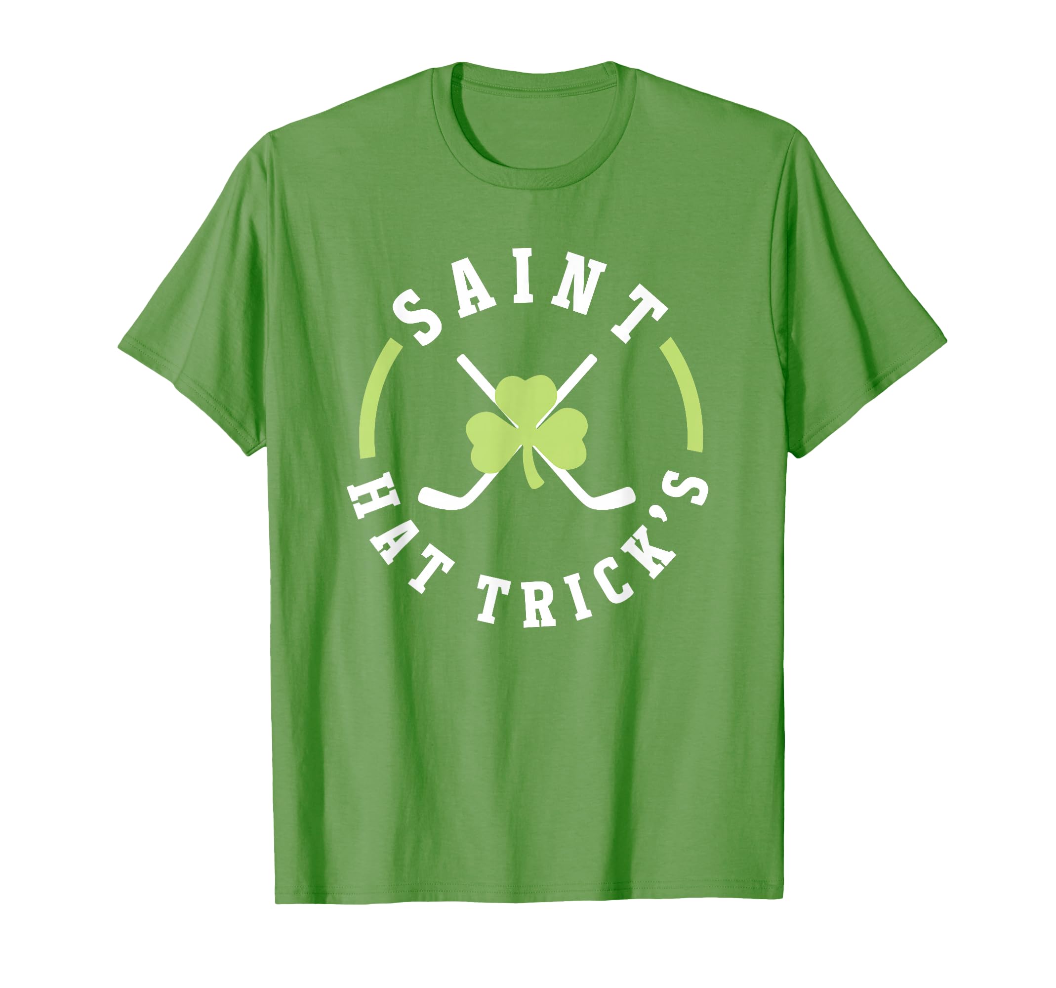 St Patricks Day Hockey Saint Hat Tricks T-Shirt - Minimalist Print Unisex - T-Shirt, Sweatshirt, Hoodie
