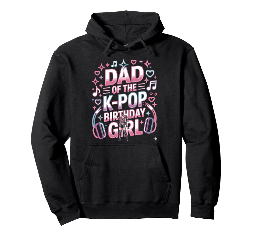 Kpop Outfit K Pop Dad Birthday Kpop Hoodie - Minimalist Print for Adults - T-Shirt, Sweatshirt, Hoodie