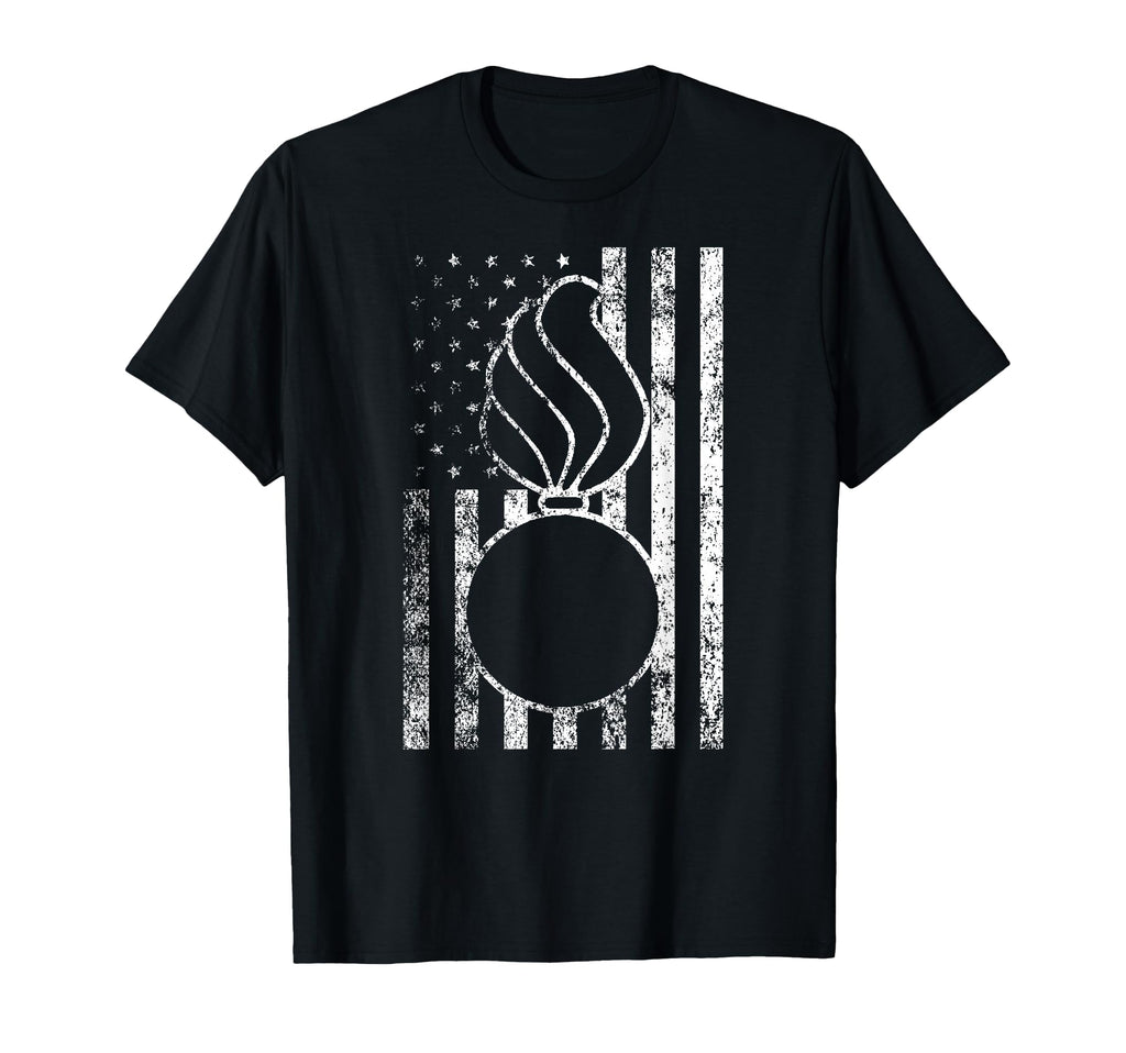 Air Force Ammo Pisspot American Flag T-Shirt - Casual Everyday Wear Unisex - T-Shirt, Sweatshirt, Hoodie
