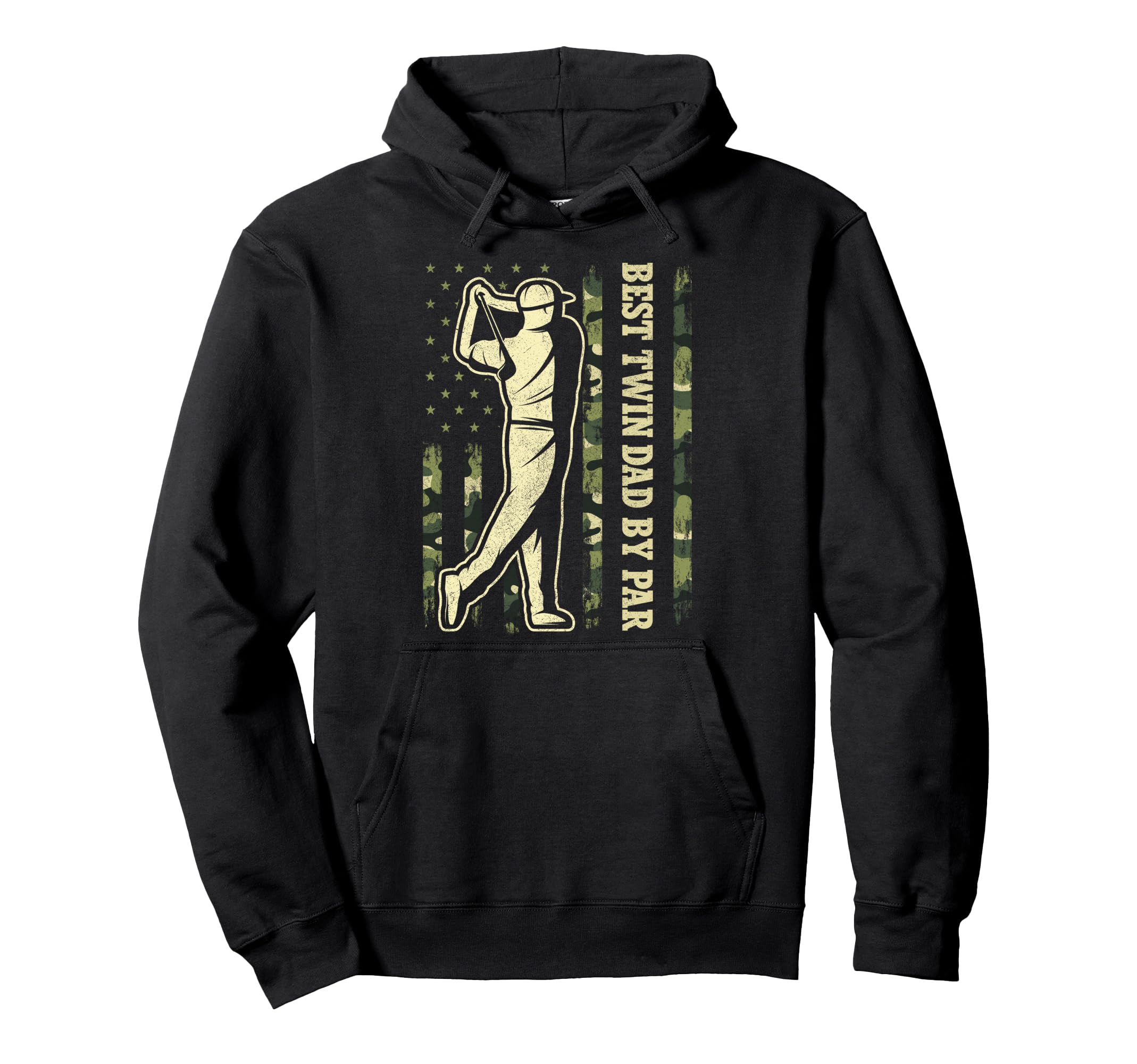 Fathers Day Golf Camo Usa Flag Best Hoodie - Streetwear Style for Adults - T-Shirt, Sweatshirt, Hoodie