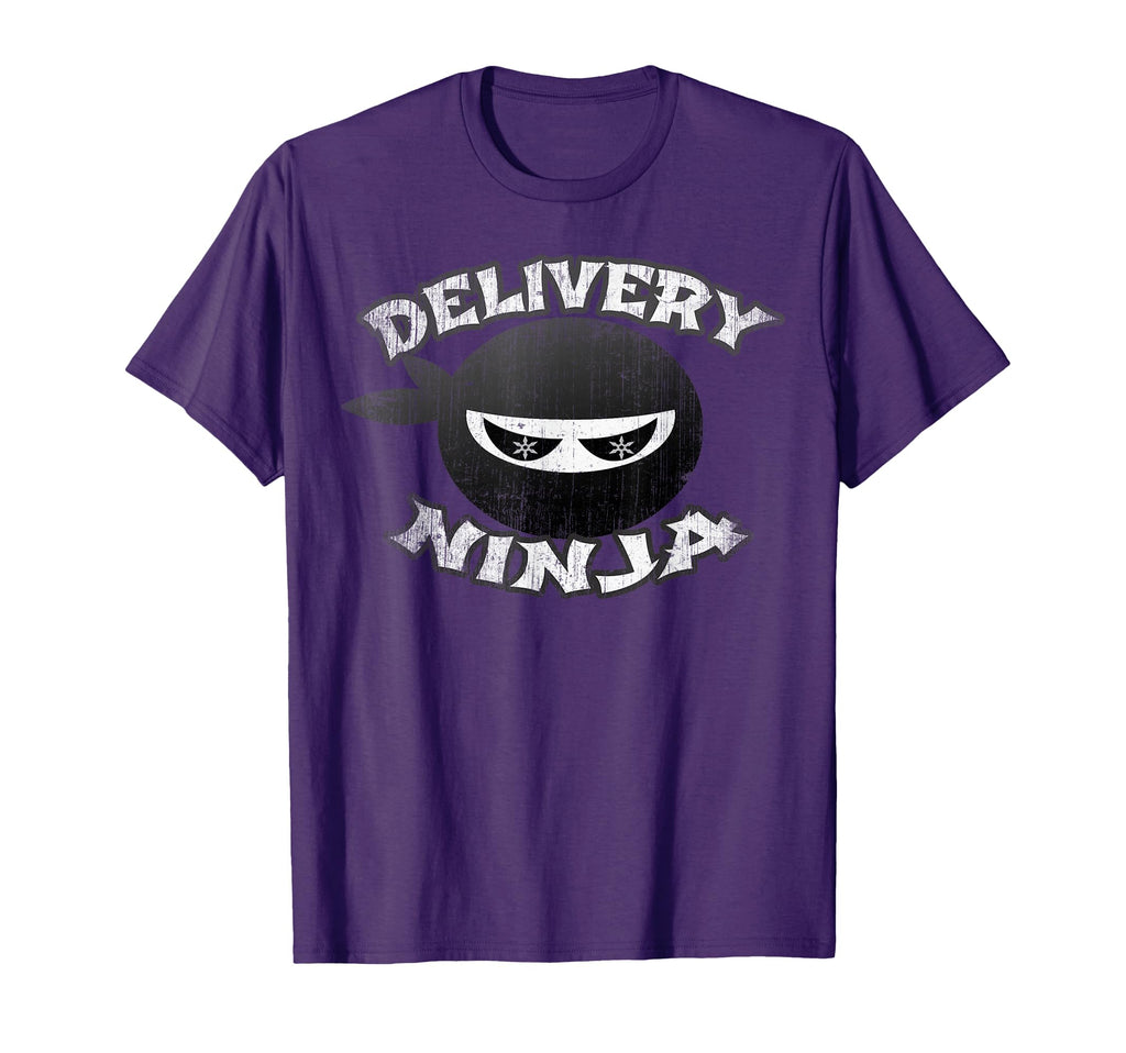 Food Delivery Ninja Pizza Mailman T-Shirt - Aesthetic Graphic for Adults - T-Shirt, Sweatshirt, Hoodie