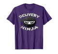 Food Delivery Ninja Pizza Mailman T-Shirt - Aesthetic Graphic for Adults - T-Shirt, Sweatshirt, Hoodie
