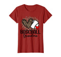 Baseball Grandma Funny Leopard Heart T-Shirt - Unique Graphic Men Women - T-Shirt, Sweatshirt, Hoodie