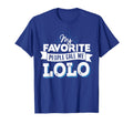 Lolo My Favorite People Call Me Lolo T-Shirt - Minimalist Print for Adults - T-Shirt, Sweatshirt, Hoodie