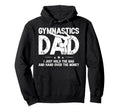 Gymnastics Dad Funny Dad Gymnast Dad Hoodie - Minimalist Print for Adults - T-Shirt, Sweatshirt, Hoodie