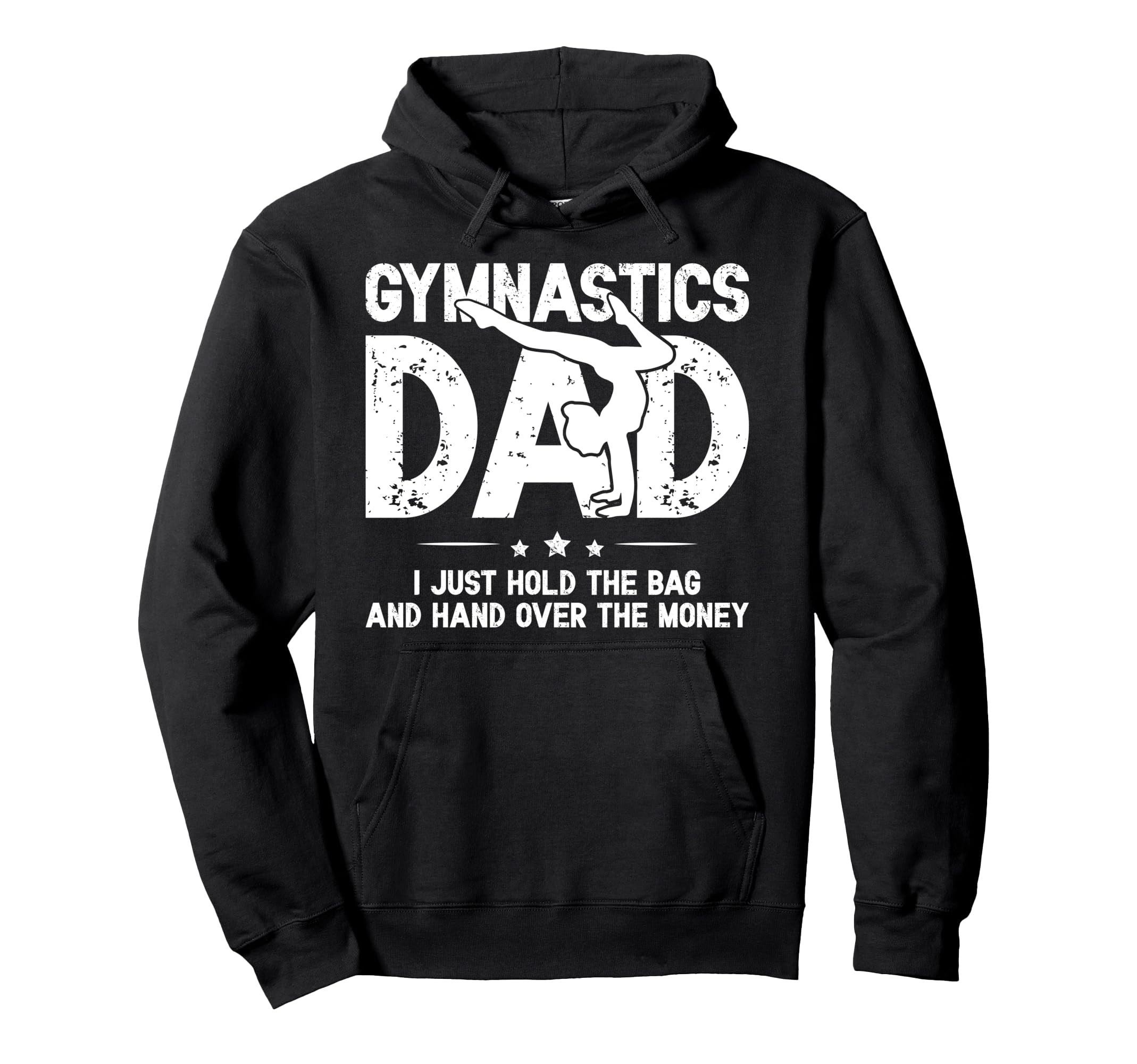 Gymnastics Dad Funny Dad Gymnast Dad Hoodie - Minimalist Print for Adults - T-Shirt, Sweatshirt, Hoodie