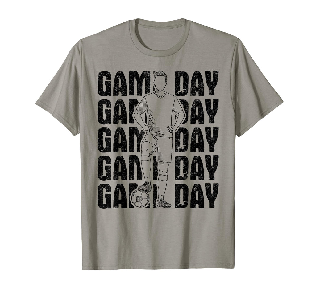 Game Day Soccer Soccer Mom Soccer Dad T-Shirt - Unique Graphic Unisex - T-Shirt, Sweatshirt, Hoodie