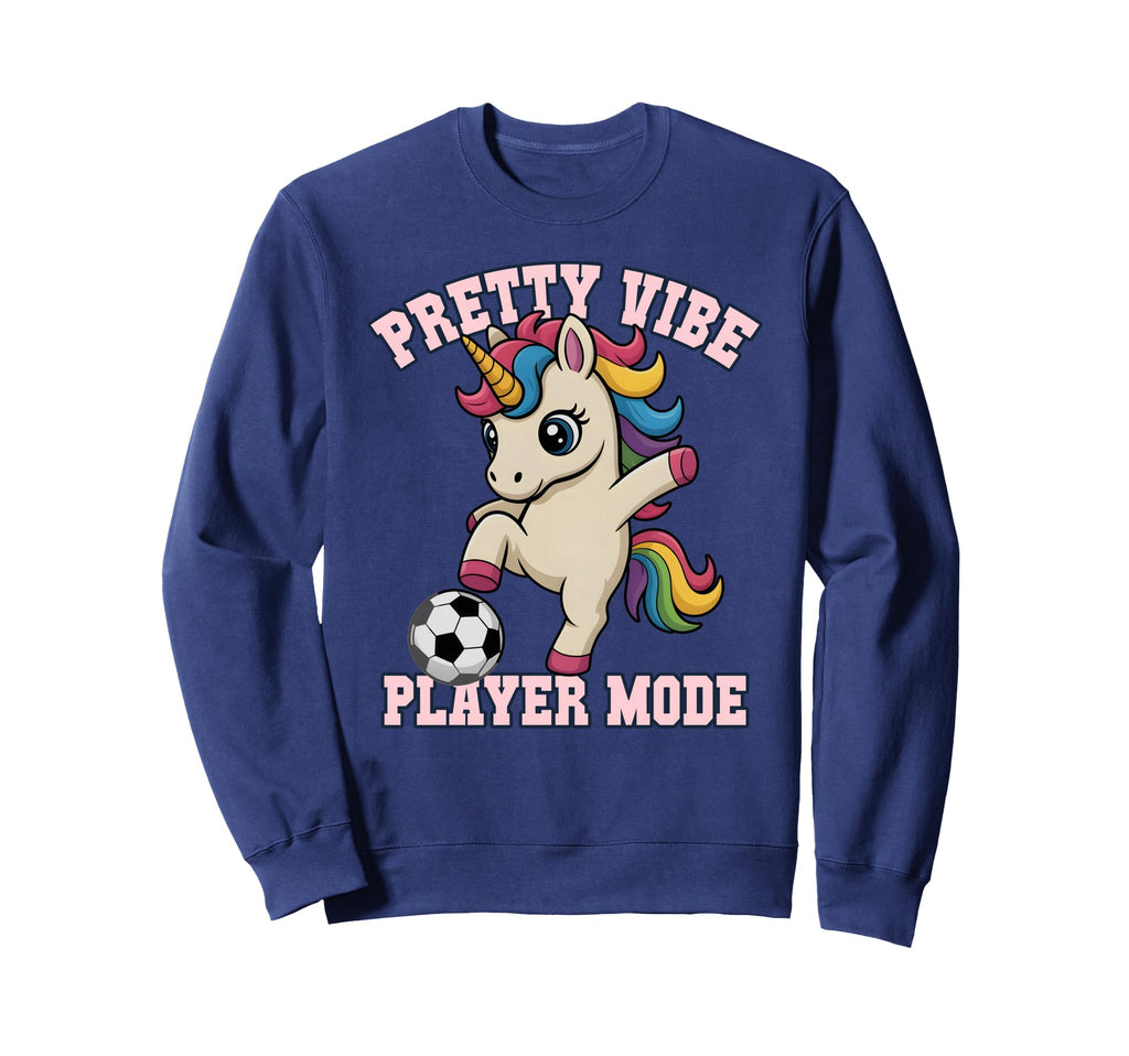 Pretty Vibe Unicorn Just Who Sweatshirt - Casual Everyday Wear Unisex - T-Shirt, Sweatshirt, Hoodie
