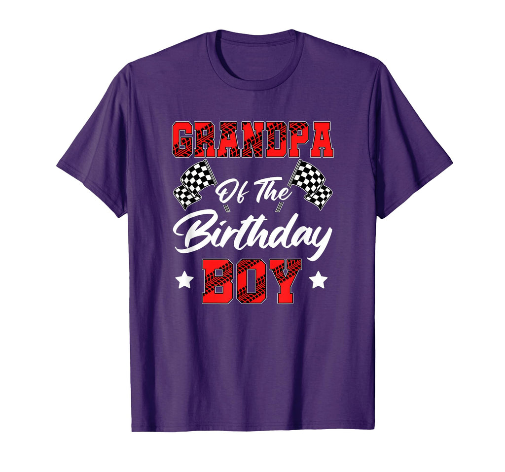 Race Car Grandpa Birthday Racing Family T-Shirt - Streetwear Style Unisex - T-Shirt, Sweatshirt, Hoodie