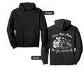 Never Ride Faster Than Your Angel Can Hoodie - Aesthetic Graphic Unisex - T-Shirt, Sweatshirt, Hoodie