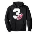 3 Soccer Birthday Gift Soccer Fan Hoodie - Minimalist Print Men Women - T-Shirt, Sweatshirt, Hoodie