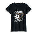 Soccer Lover Leopard Pattern Soccer T-Shirt - Trendy Graphic Men Women - T-Shirt, Sweatshirt, Hoodie