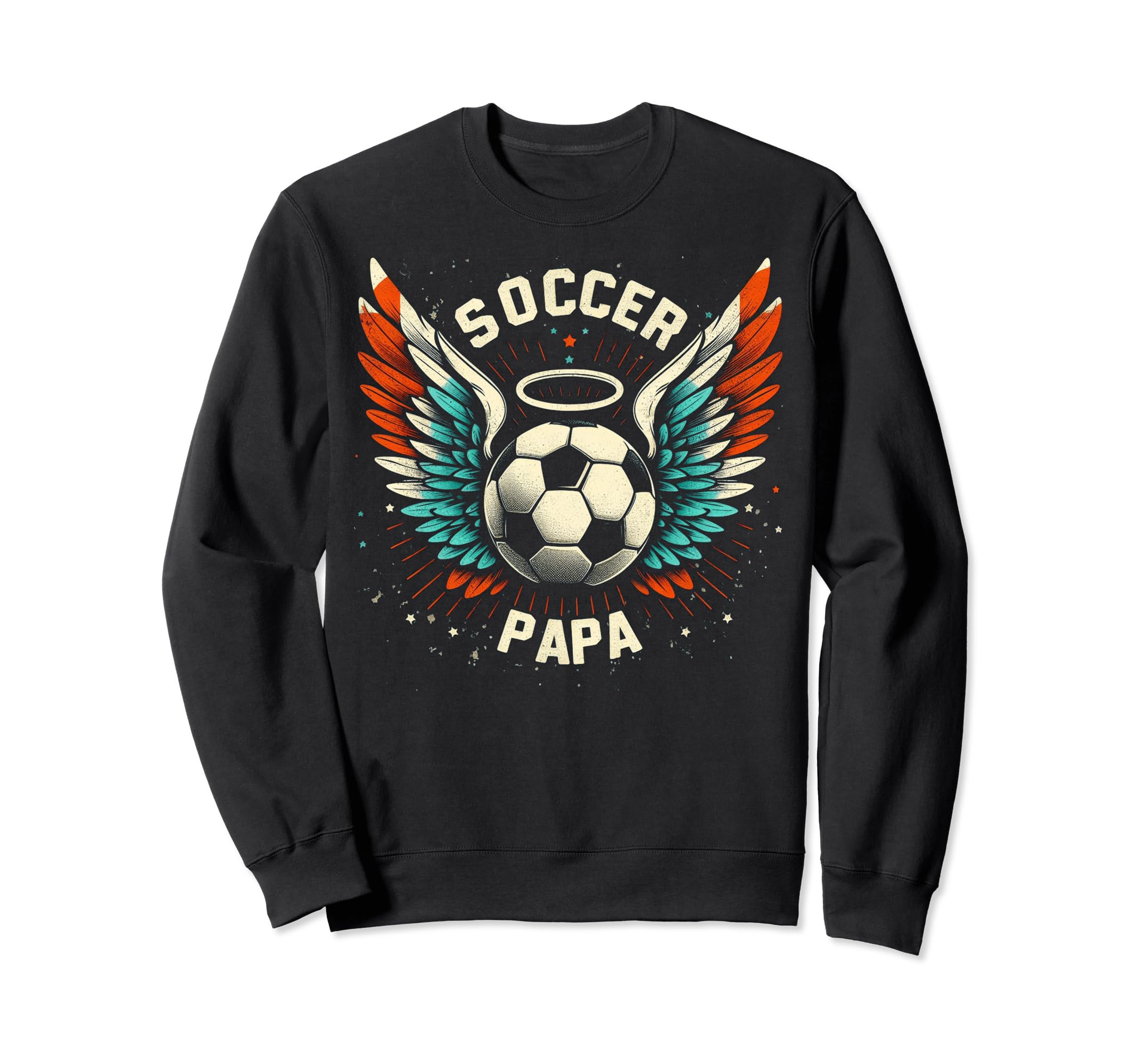 Soccer Papa Family Matching Dad Sweatshirt - Aesthetic Graphic Men Women - T-Shirt, Sweatshirt, Hoodie
