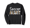Soccer Aunt Leopard Aunt Soccer Sweatshirt - Minimalist Print for Adults - T-Shirt, Sweatshirt, Hoodie