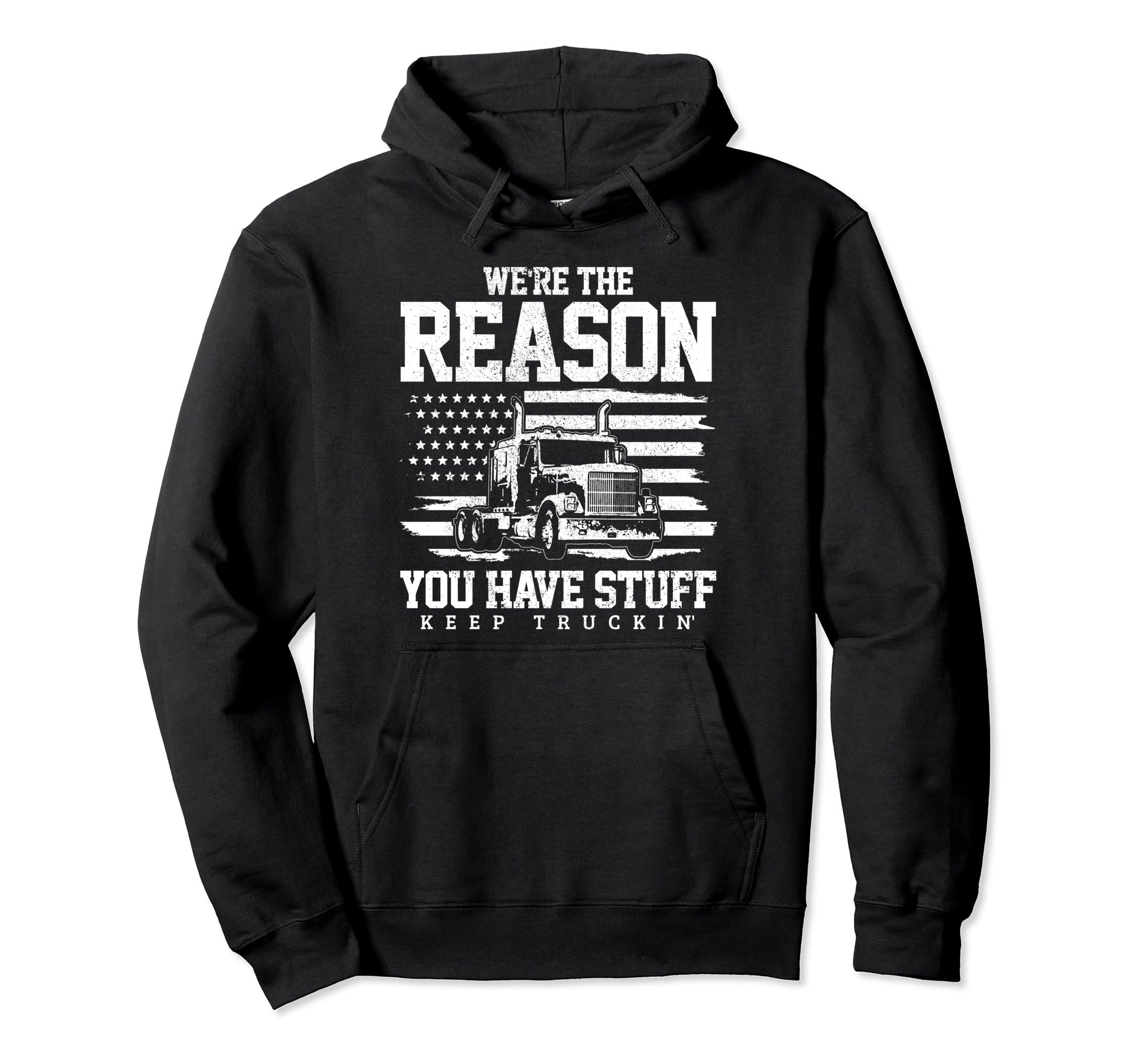 Truck Driver Funny Trucker Gift Hoodie - Graphic Print for Adults - T-Shirt, Sweatshirt, Hoodie