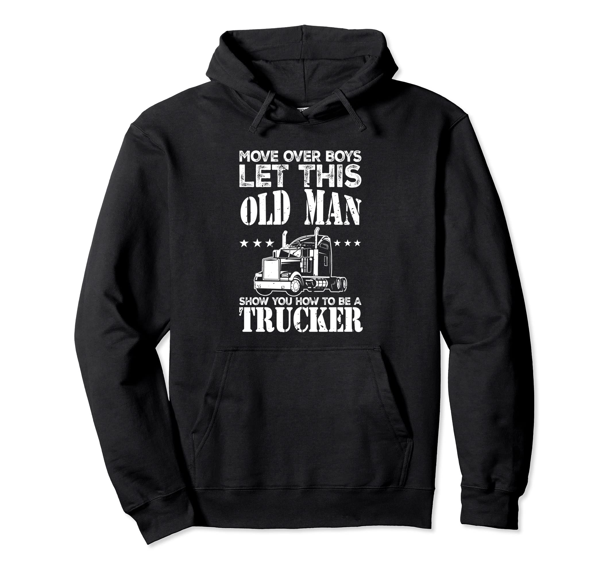 Truck Driver Trucker Freighter Hoodie - Aesthetic Graphic for Adults - T-Shirt, Sweatshirt, Hoodie