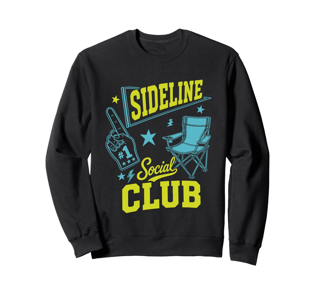 Sports Mom Dad Gifts Sideline Sweatshirt - Minimalist Print Men Women - T-Shirt, Sweatshirt, Hoodie