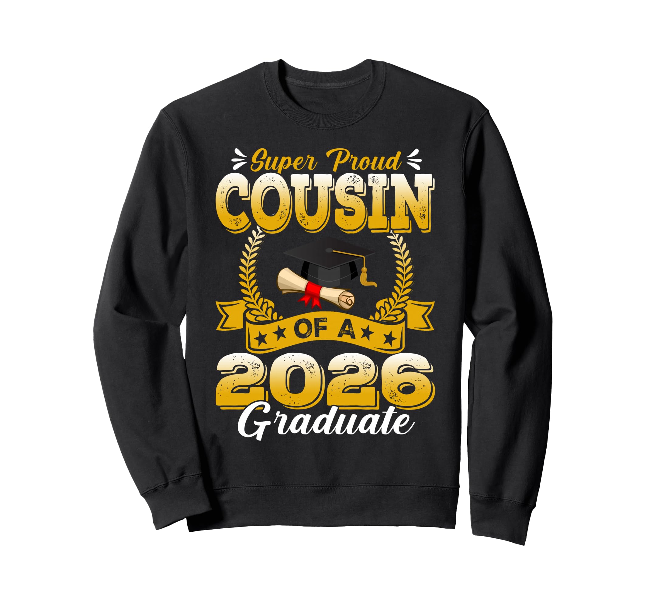 Super Proud Cousin 2026 Graduate Sweatshirt - Minimalist Print Men Women - T-Shirt, Sweatshirt, Hoodie
