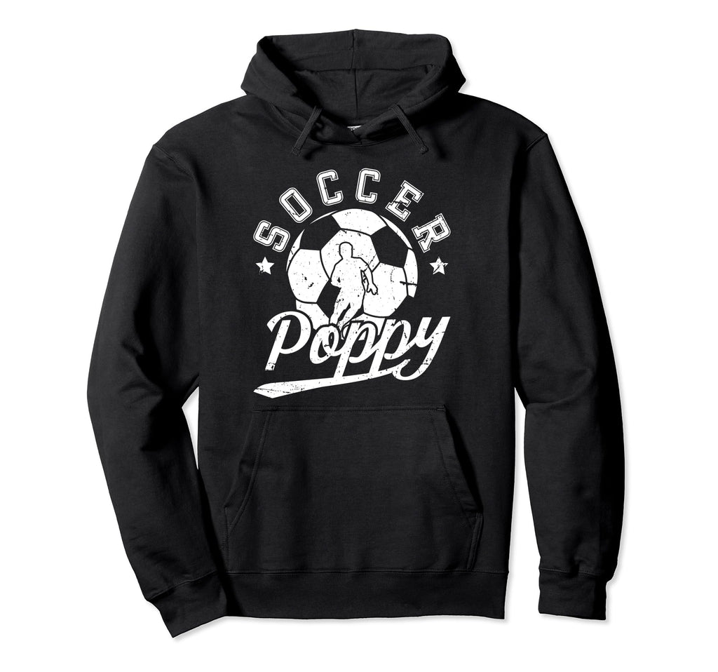 Soccer Poppy Grandpa Poppy Soccer Player Hoodie - Minimalist Print Unisex - T-Shirt, Sweatshirt, Hoodie