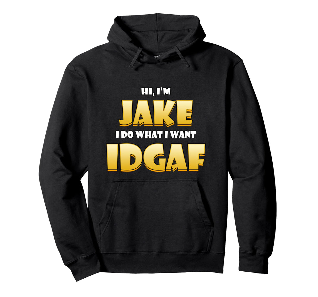 Jake Costume Idgaf Meme Personalized Hoodie - Casual Everyday Wear Unisex - T-Shirt, Sweatshirt, Hoodie