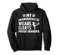Proud Grandpa Soccer Player Hoodie - Minimalist Print Men Women - T-Shirt, Sweatshirt, Hoodie