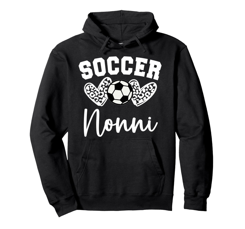 Soccer Nonni Matching Family Soccer Hoodie - Graphic Print Men Women - T-Shirt, Sweatshirt, Hoodie