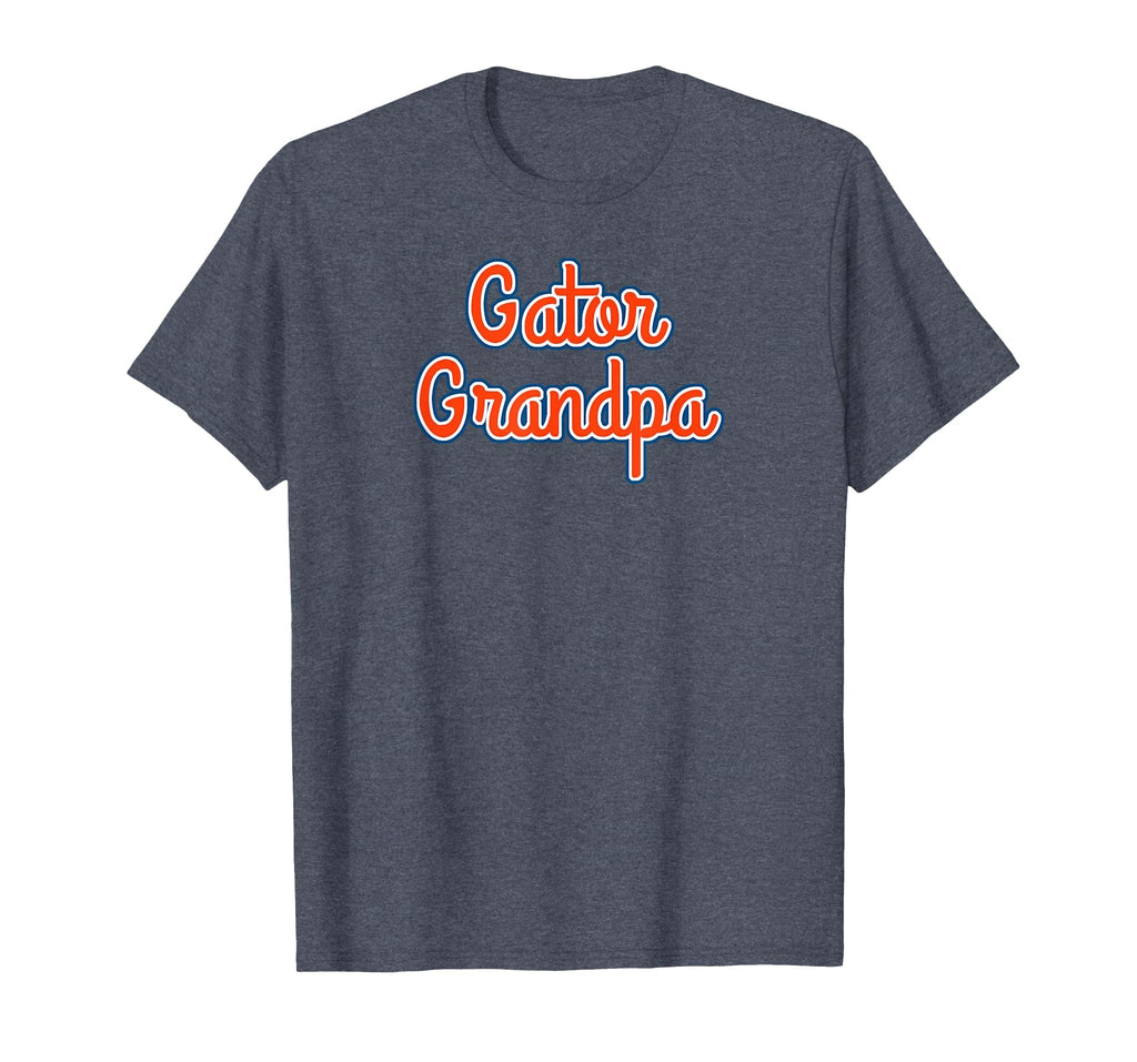 Cursive Gator Grandpa T-Shirt - Novelty Apparel for Adults - T-Shirt, Sweatshirt, Hoodie