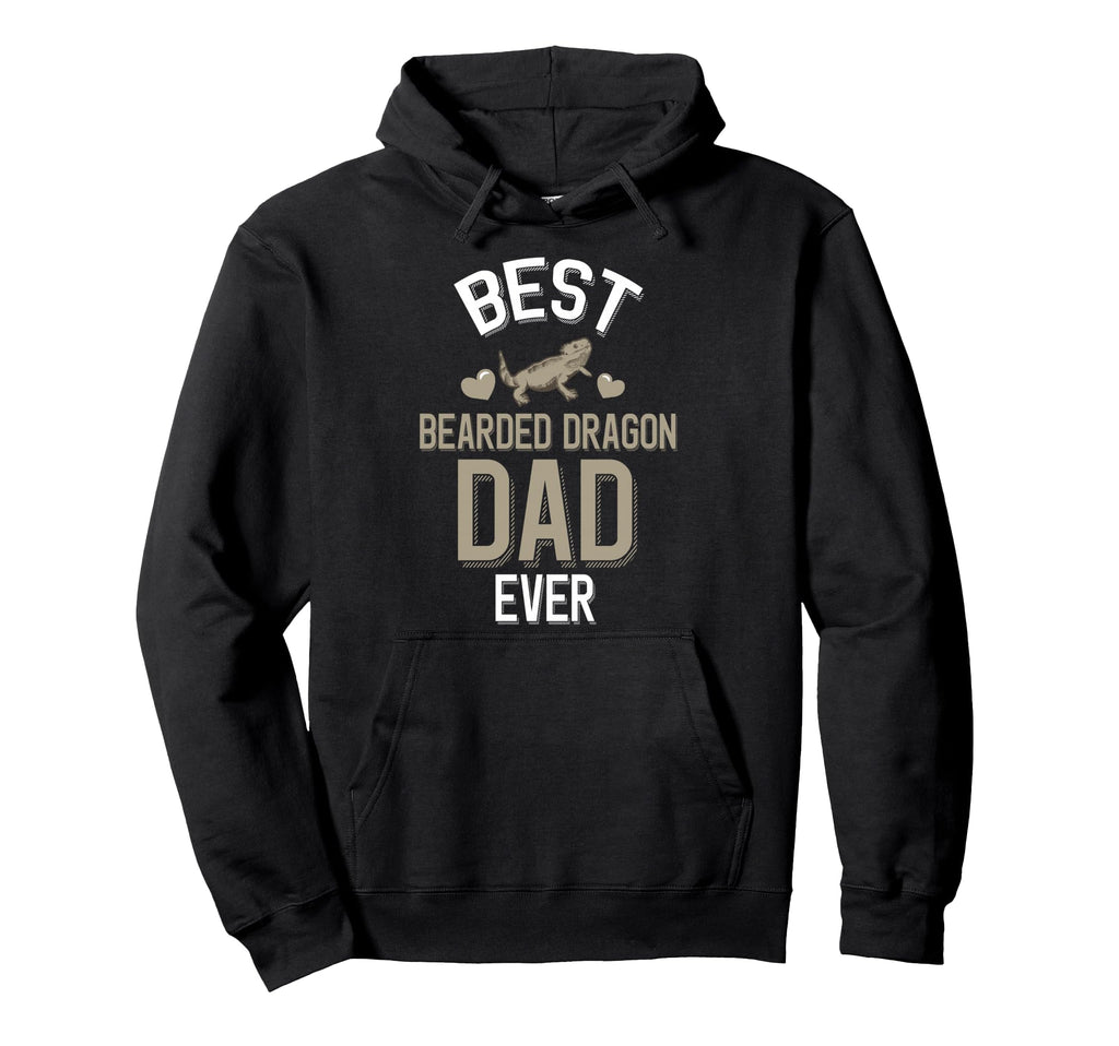 Beardie Family Best Bearded Dragon Dad Ever Hoodie - Unique Graphic Unisex - T-Shirt, Sweatshirt, Hoodie