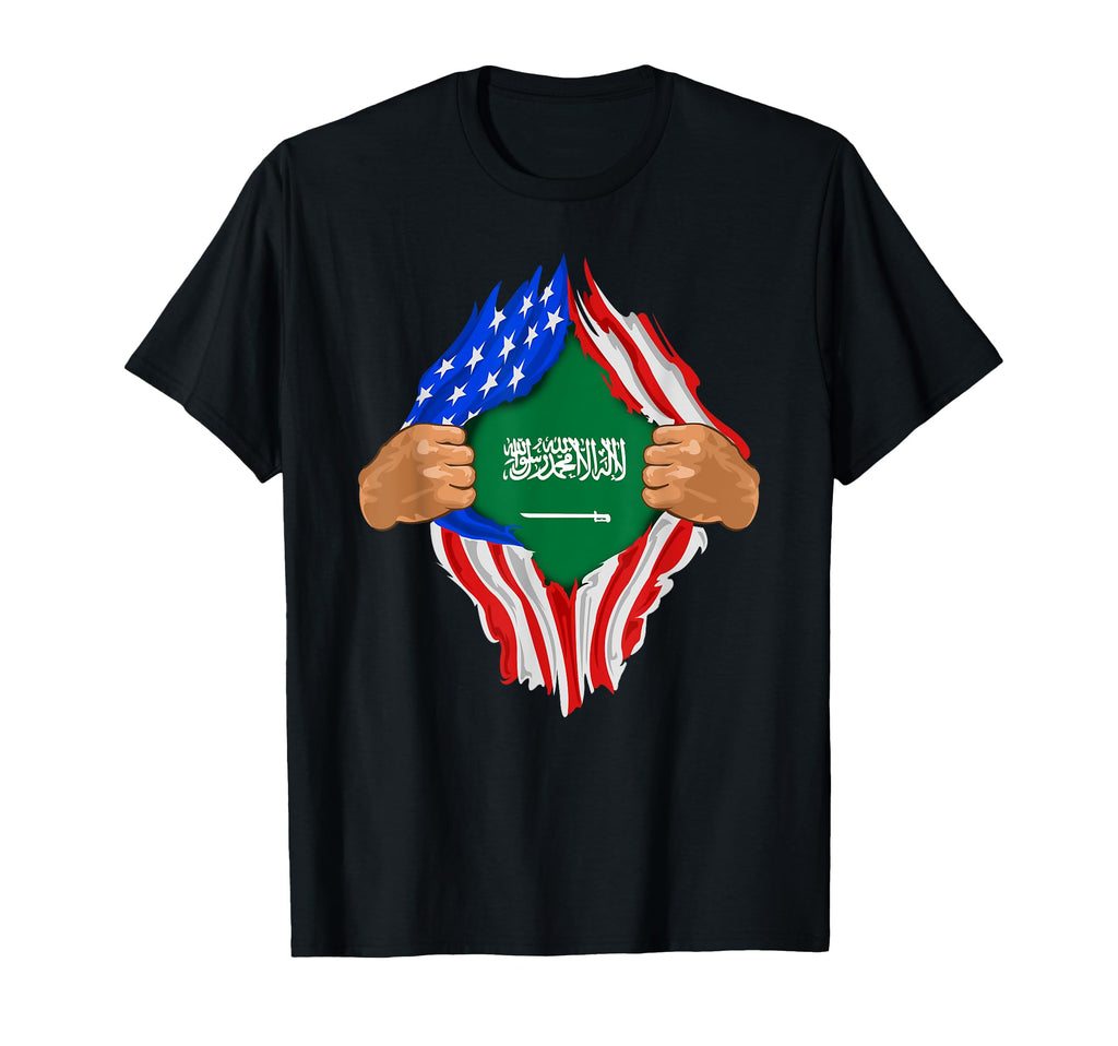 Saudi Arabian Blood Inside Me Saudi T-Shirt - Fun Novelty Design Men Women - T-Shirt, Sweatshirt, Hoodie