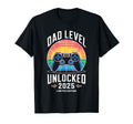 Dad Level Unlocked 2025 Gamer Dad T-Shirt - Streetwear Style Men Women - T-Shirt, Sweatshirt, Hoodie