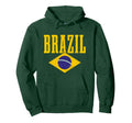 Brazil Brazilian Flag Brasil Pride Hoodie - Streetwear Style for Adults - T-Shirt, Sweatshirt, Hoodie