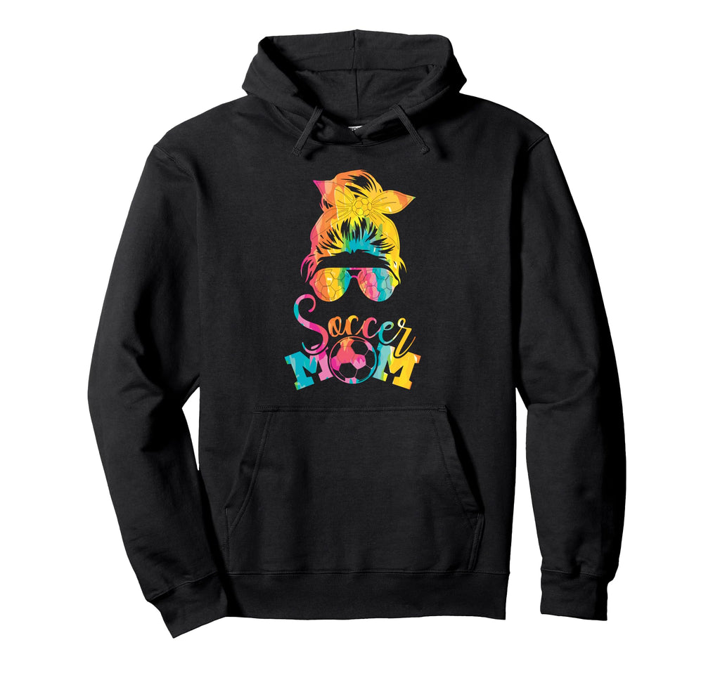 My Soccer Mom Era Moms Messy Bun Hoodie - Fun Novelty Design for Adults - T-Shirt, Sweatshirt, Hoodie