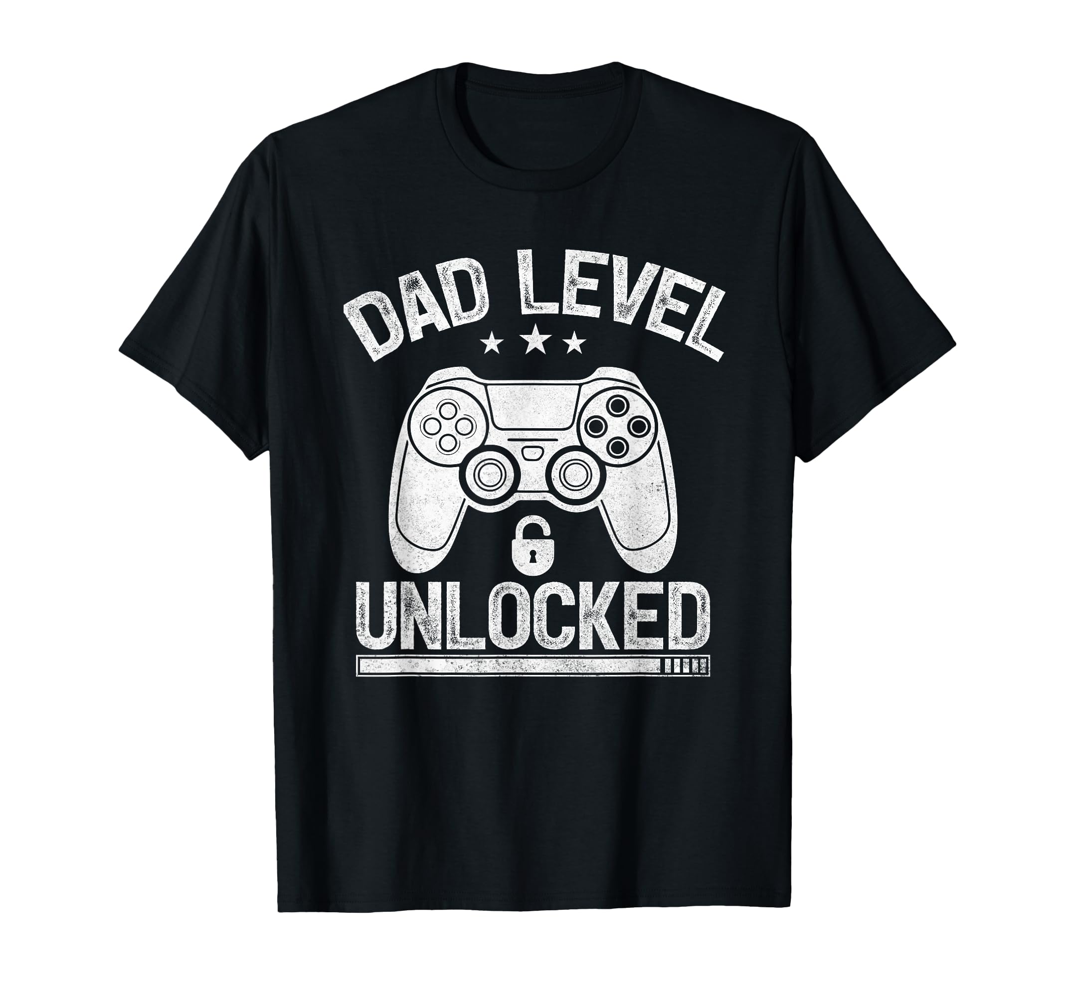 Dad Level Unlocked Funny Video T-Shirt - Fun Novelty Design Men Women - T-Shirt, Sweatshirt, Hoodie