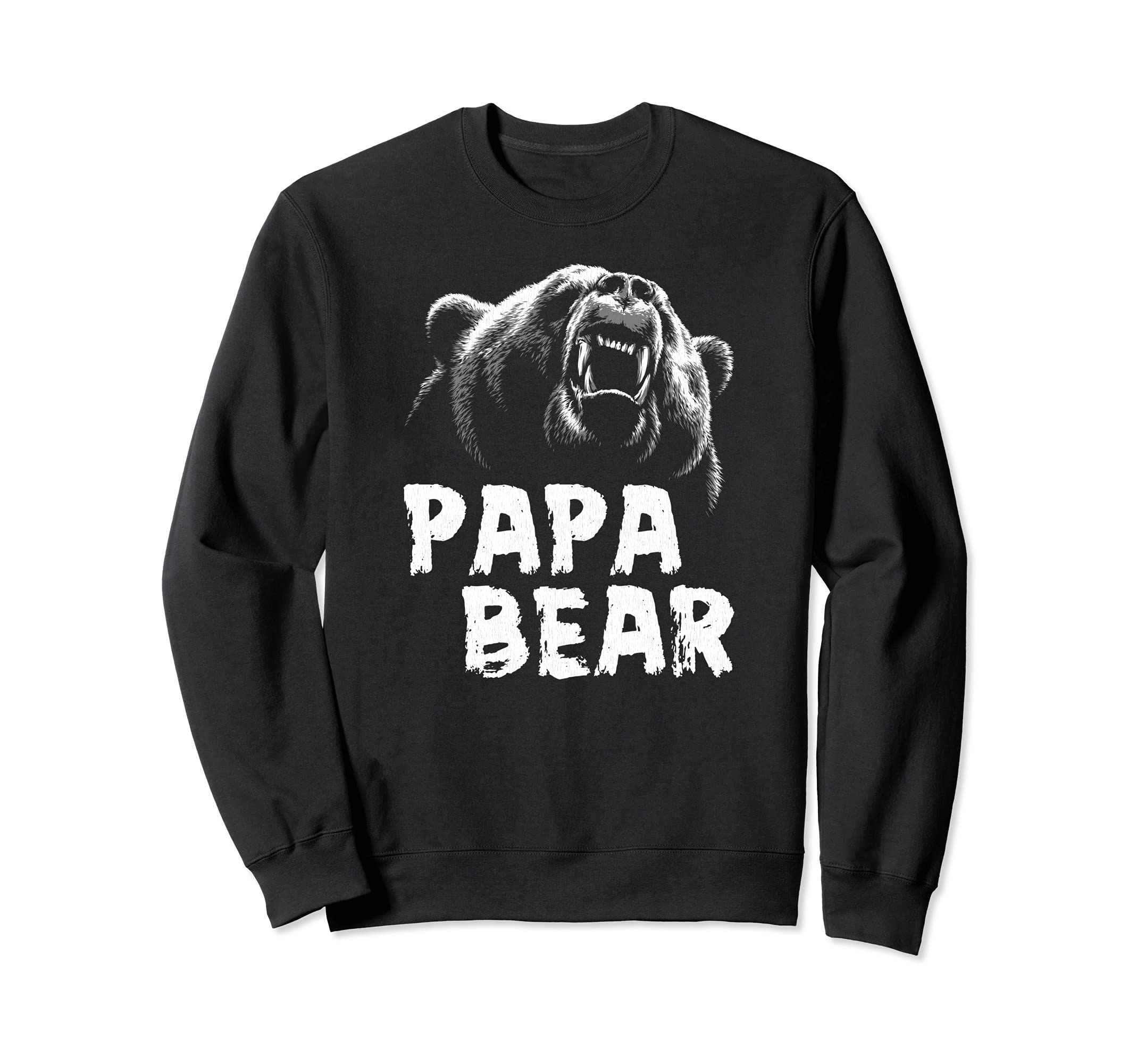 Papa Bear Dad Fathers Day Sweatshirt - Unique Graphic Unisex - T-Shirt, Sweatshirt, Hoodie
