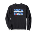 Snow Blower Blowing Machine Sweatshirt - Aesthetic Graphic Men Women - T-Shirt, Sweatshirt, Hoodie