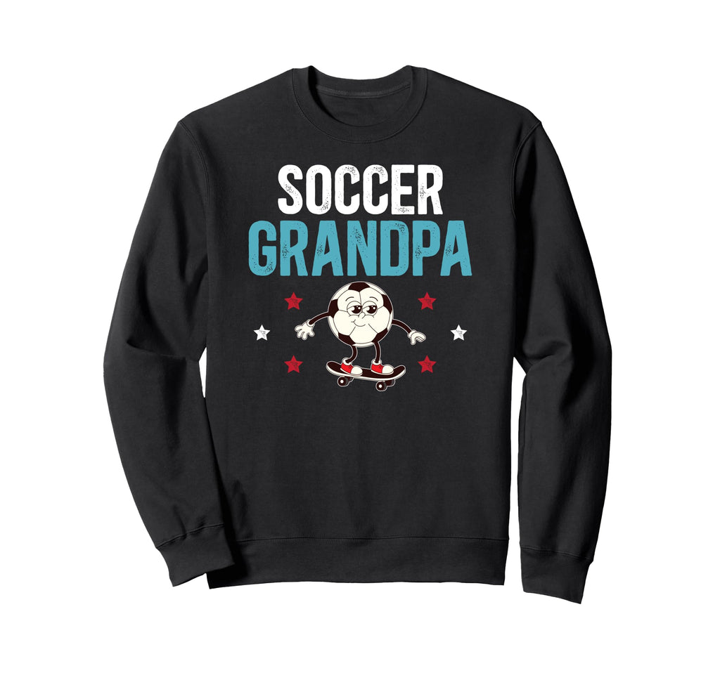 Soccer Grandpa Proud Grandpa Sweatshirt - Minimalist Print for Adults - T-Shirt, Sweatshirt, Hoodie