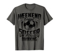 Funny Weekend Forecast Soccer Gift T-Shirt - Minimalist Print for Adults - T-Shirt, Sweatshirt, Hoodie