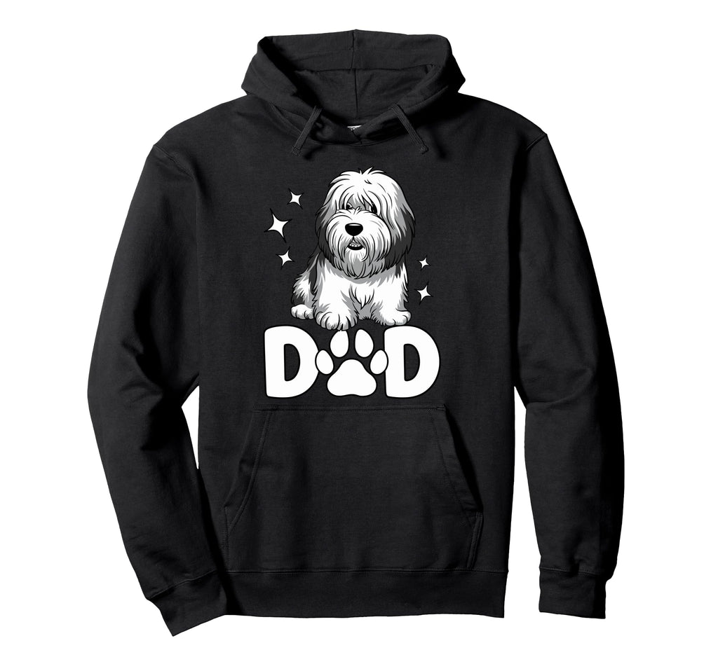 Bearded Collie Dad Dog Lover Fathers Day Hoodie - Streetwear Style Unisex - T-Shirt, Sweatshirt, Hoodie