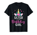 Sister Birthday Matching Family Unicorn T-Shirt - Custom Art Print Unisex - T-Shirt, Sweatshirt, Hoodie