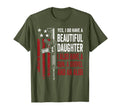Daughter Gun Shovel Alibi Funny Mom T-Shirt - Custom Art Print Men Women - T-Shirt, Sweatshirt, Hoodie