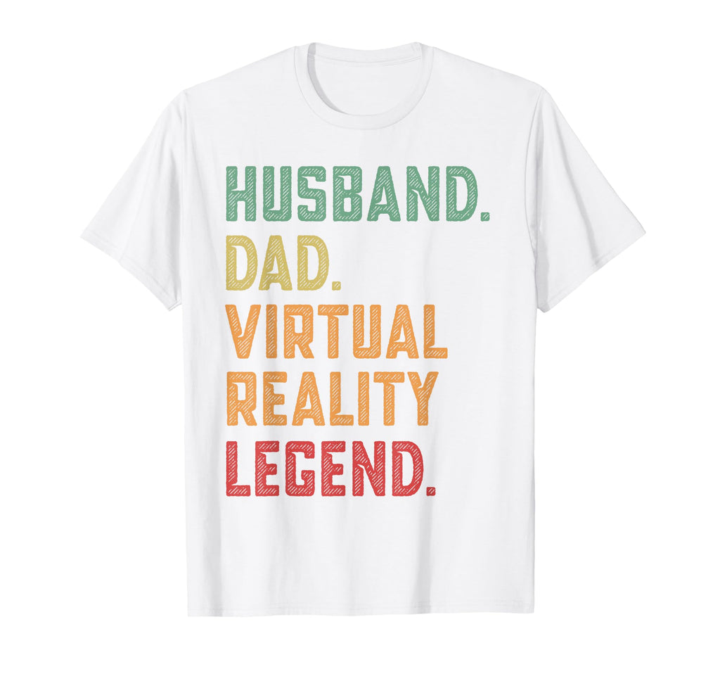 Husband Dad Virtual Reality Legend T-Shirt - Aesthetic Graphic for Adults - T-Shirt, Sweatshirt, Hoodie