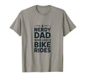 Nerdy Dad Who Loves Bike Rides T-Shirt - Casual Everyday Wear Unisex - T-Shirt, Sweatshirt, Hoodie