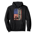 Truck Driver Usa American Flag Trucker Dad Hoodie - Novelty Apparel Unisex - T-Shirt, Sweatshirt, Hoodie