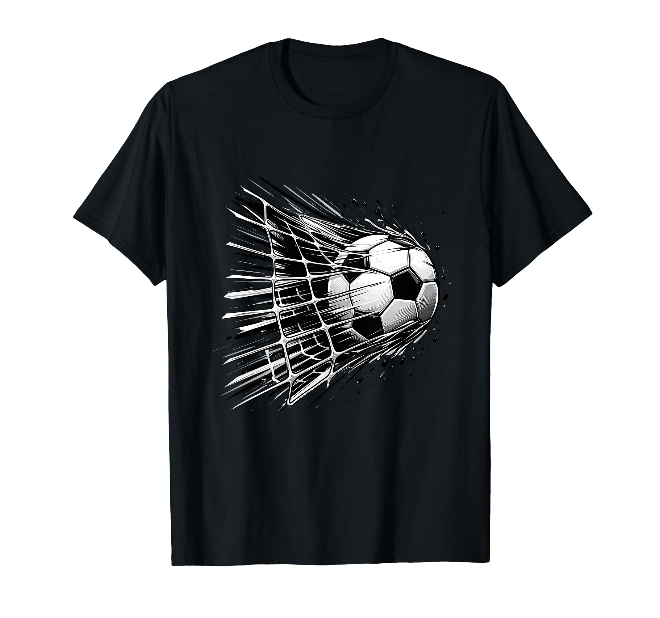Soccer Ball Net Teens Soccer Players T-Shirt - Minimalist Print for Adults - T-Shirt, Sweatshirt, Hoodie